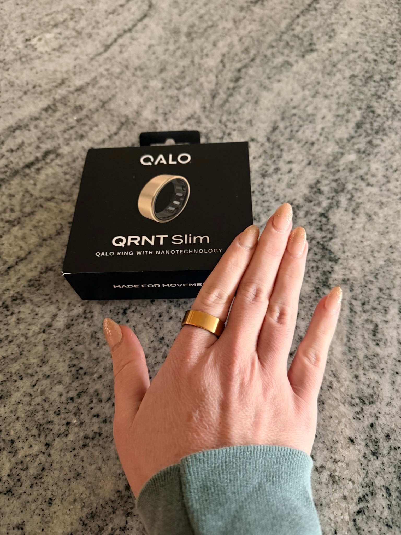 I’m literally obsessed with my QALO smart ring! It tracks so much and it’s so much cheaper than the other brand of smart rings 😉 Plus, the app to track everything is free too and you don’t have to pay for it monthly. This ring was definitely worth the money in my opinion! 

#LTKmorningroutine #LTKgrwm #LTKSaleAlert