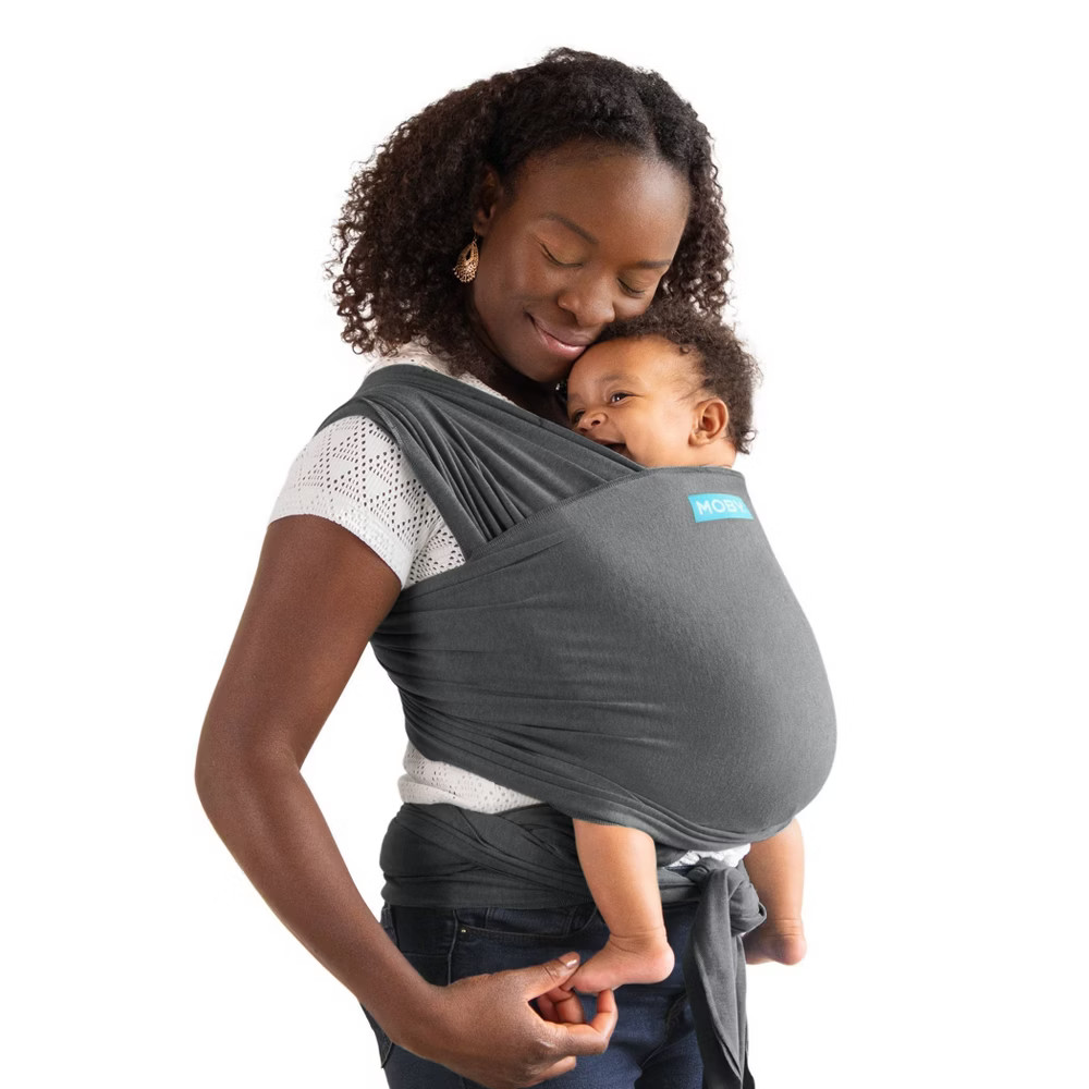 Moby Wrap Elements Baby Wrap Carrier - Asphalt | Target
