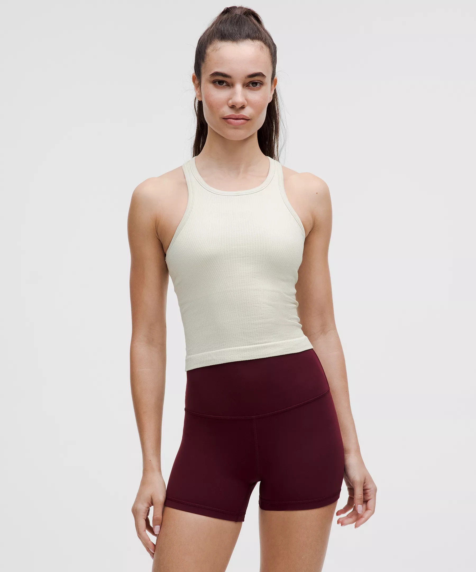 Ebb to Street Cropped Racerback Tank Top *Sparkle | Women's Sleeveless & Tank Tops | lululemon | Lululemon (US)