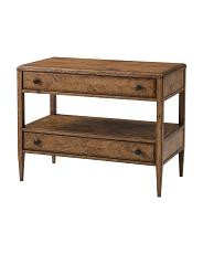 36x19.5x28 oak wood nova nightstand | TJ Maxx