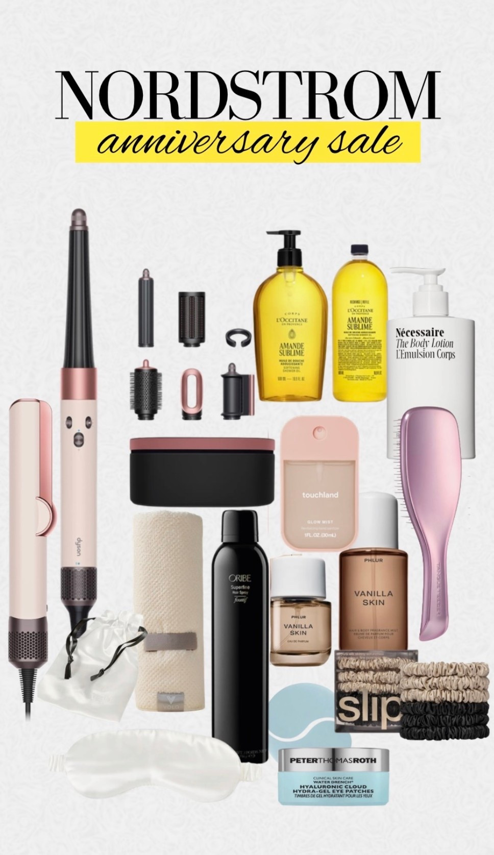 Nordstrom anniversary sale — hair & skin top picks!✨ 

#nordstromfinds #nordstromsale #nordstrom #nsale #bestsellers #nordstromhair #hairfinds #hairtools #dysonairwrap #dyson #hairproducts #faceproducts #beauty #beautysale #beautyfavorites #nordstrompicks #giftsforher #oribe #bodyspray #hair #skinfavorites #hairbrush

#LTKSaleAlert #LTKselfcare #LTKdayinmylife