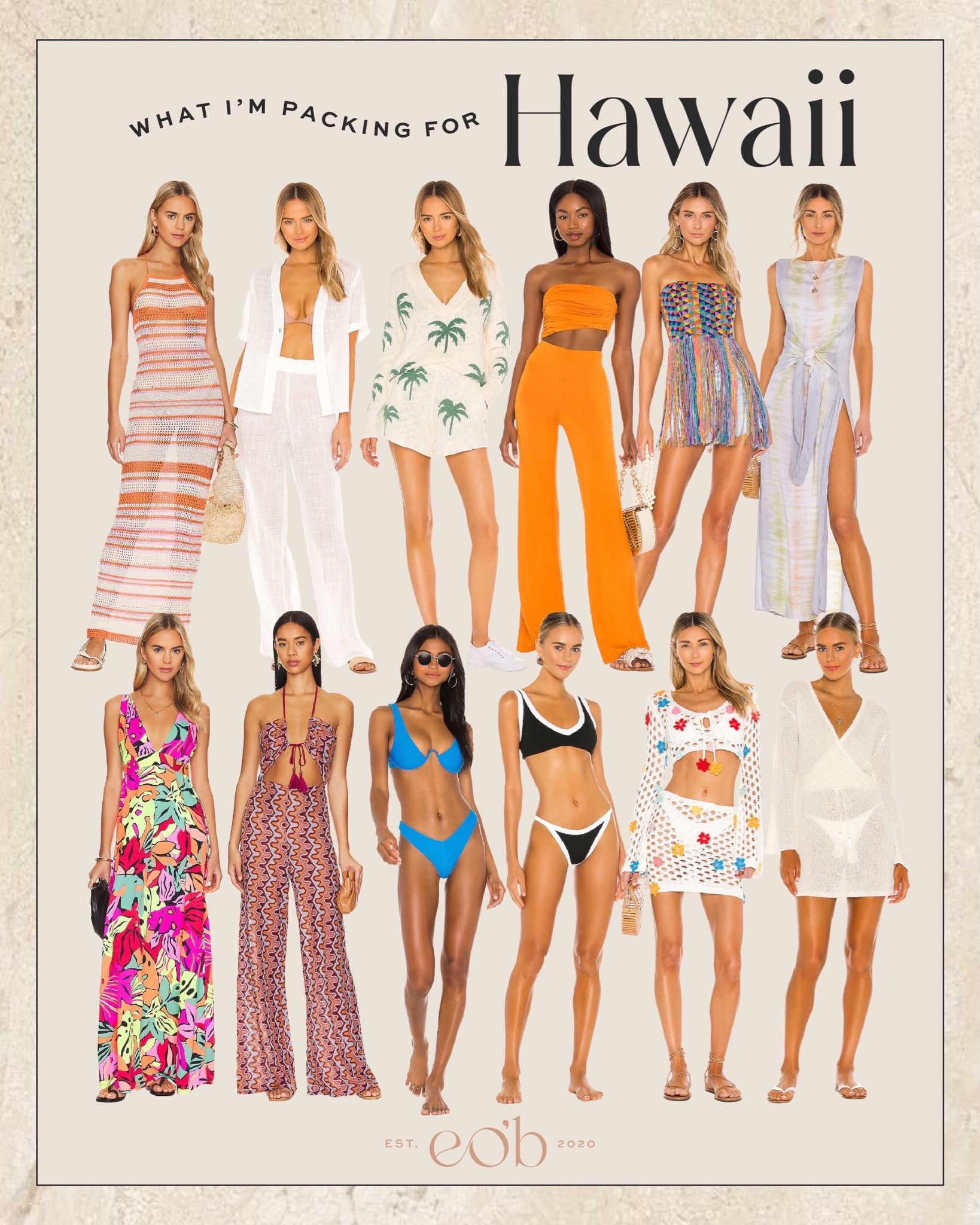 What I packed for Hawaii #hawaii #swim #resortwear

#LTKtravel #LTKswim