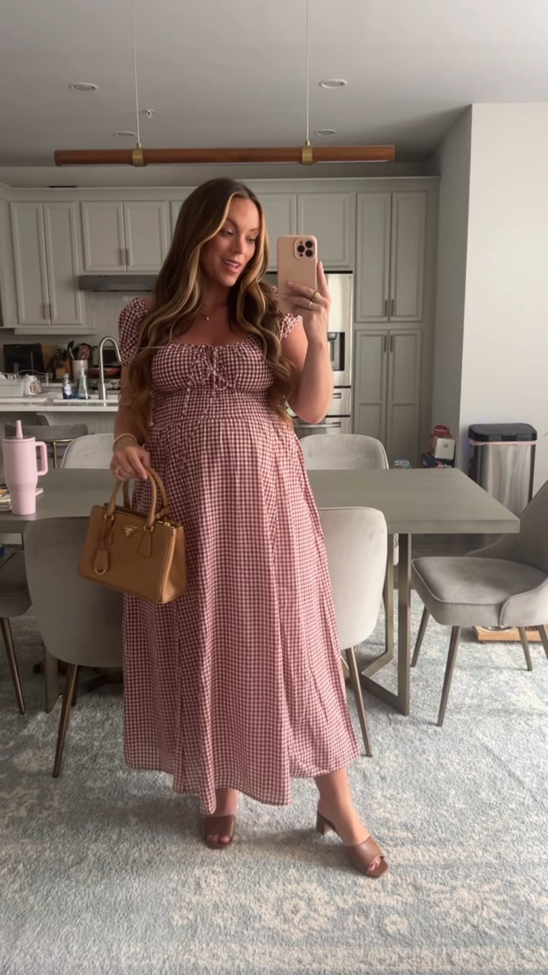 The most beautiful dress  for Fall! Great to wear now and transition! In a medium at 39 weeks, so I do think you can size down. 



#LTKMidsize #LTKSeasonal #LTKBump