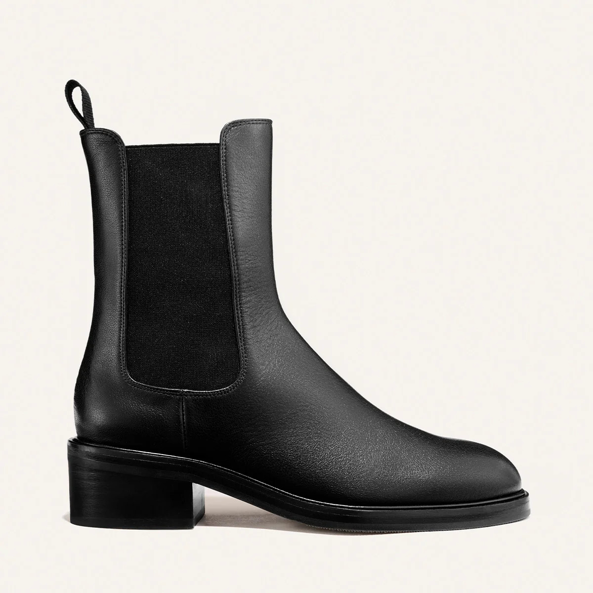 The City Chelsea Boot - Black Calf | Margaux