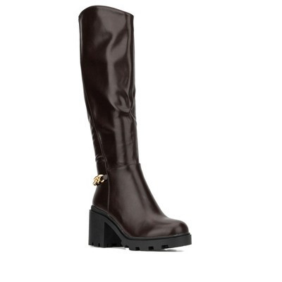 Torgeis Women's Athena Tall Riding Boots - 11, BROWN | Target