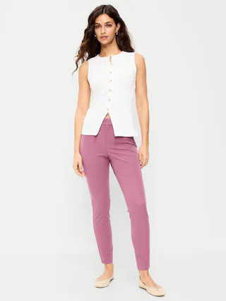 High-Waisted Pixie Skinny Ankle Pants | Old Navy (US)