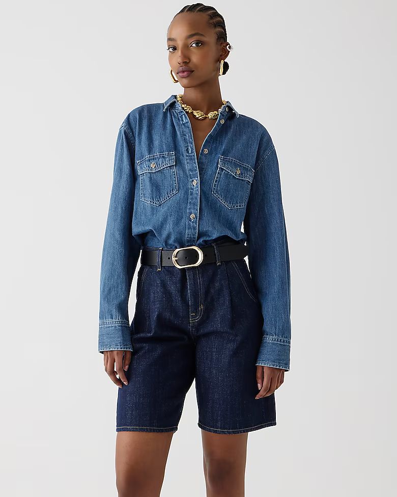 Garçon classic chambray shirt in Neela wash | J. Crew US