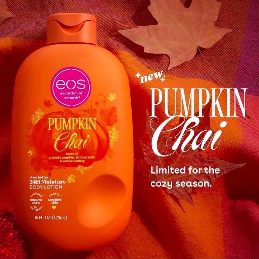 Back in stock at Amazon! The new eos Pumpkin Chai Body Lotion is finally back!!!! 🧡 This is only available in very limited quantities this season, and keeps selling out since it’s been so popular!  I’m a big fan of this ultra silky, clean beauty lotion - and this one is said to smell simply amazing!!! 🎃 Like a Fall bakery!

#LTKSeasonal #LTKselfcare #LTKBeauty