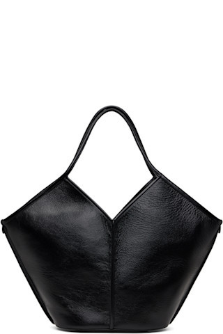 HEREU - Black Calella Distressed Tote | SSENSE