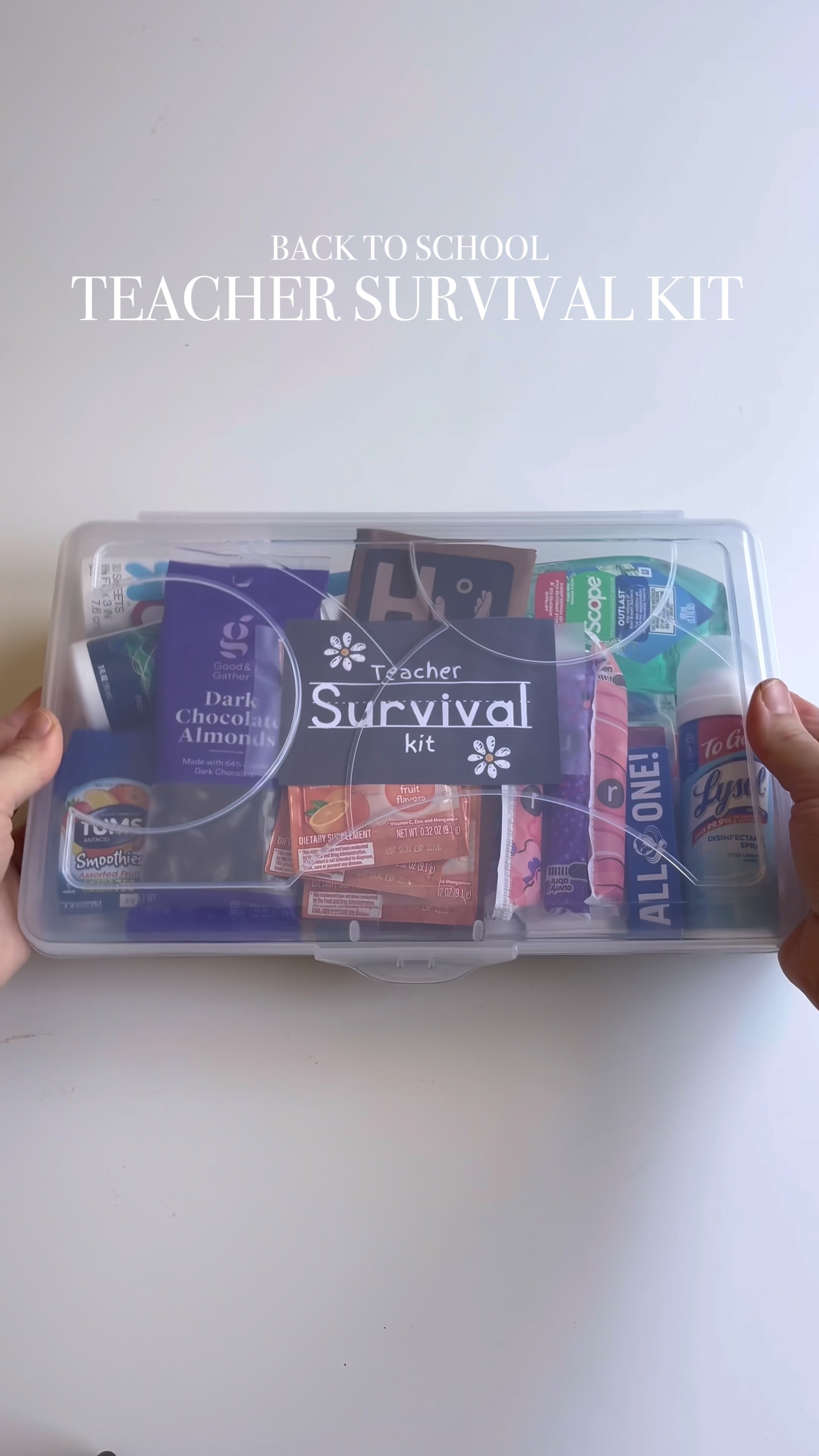 Simple and heartfelt teacher gift filled with all the must-haves for the year!

I made this gift for the first few years of Luca being in school and every teacher absolutely loved it!

Everything linked in my bio under ✨LTK✨

#diy #teachergift #backtoschool #backtoschoolteachergift #diygift #survivalkit #asmr #asmrsounds #asmrvideo #asmrcommunity #diymom #momof4kids #backtoschoolshopping #giftsforher #momsofinstagram #giftideas #ltk #ltkhome

#LTKSeasonal #LTKHome #LTKKids