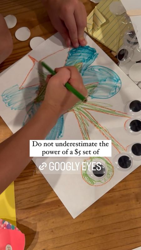 Kids craft time! 125 count of google eyes with STICKER backs 🙌🏼

#LTKkids
