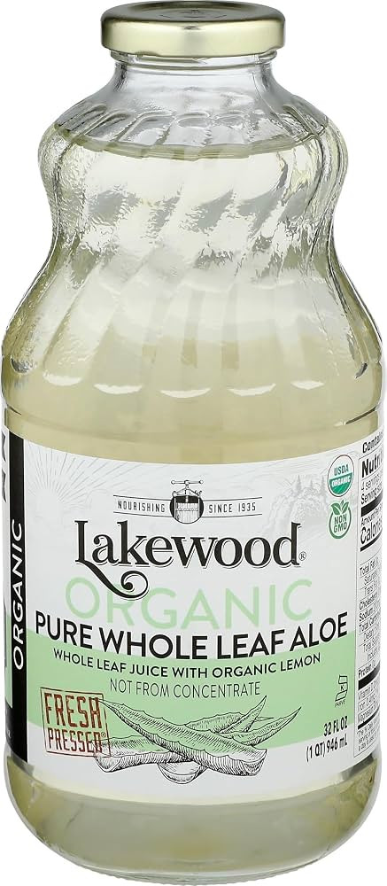 Lakewood, Organic Aloe Vera Leaf Juice, 32 Fl Oz (Pack of 1) | Amazon (US)