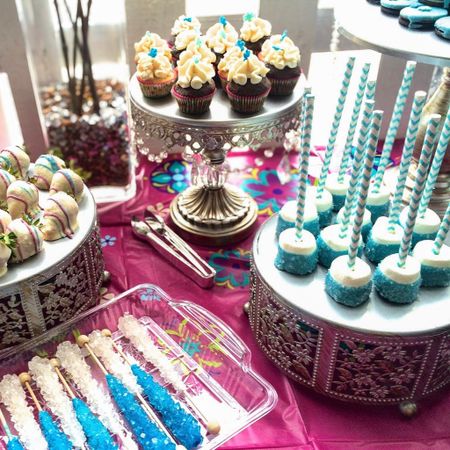 Frozen Girls Birthday Party Buffet Inspo 

This was such a fun kids birthday party. We took rock candy and displayed it. DIY’d the Marshmallow sticks & chocolate covered strawberries. 

Added sprinkles to store bought cupcakes & dipped Oreos in white chocolate colored blue. 

#disneyfrozen #frozen #kidsbirthdayparty 

#LTKfamily #LTKkids #LTKparties