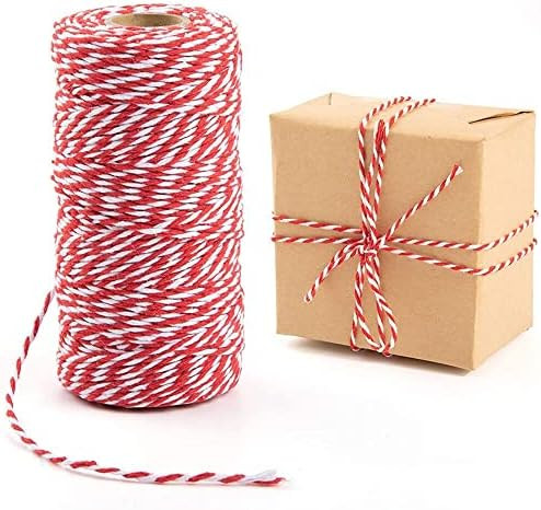 HomeEquip 328 Feet 100m Cotton Bakers Twine Perfect for Baking, Butchers, Crafts Wrapping (2 Pack RE | Amazon (US)