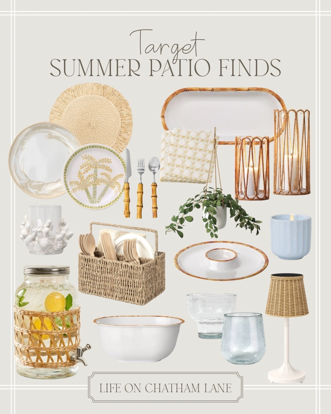 The prettiest patio finds from Target!  Loving these yellow and rattan accents! 💛 Perfect for summer hosting! 

#LTKSeasonal #LTKHome