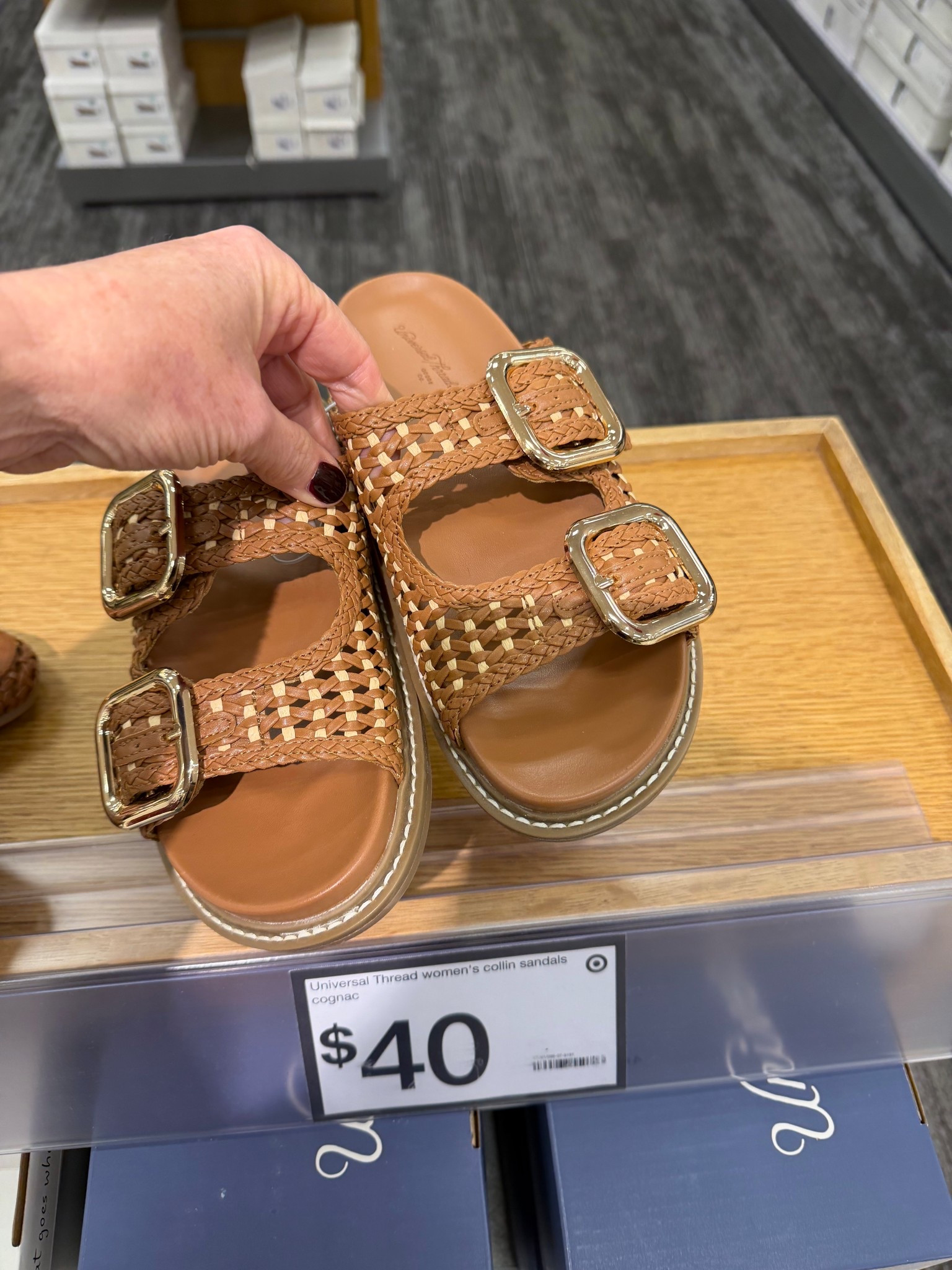 These go fast every season 
Memory foam sandals 