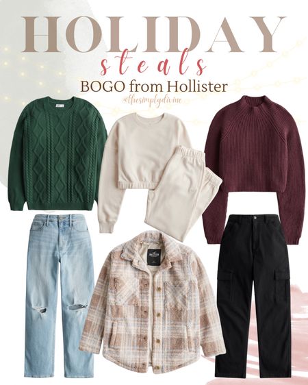 BOGO from Hollister! Also 20% off for House members. It’s super easy to make an account and get the discount!! 🥰🛒

| Hollister | Sherpa | shacket | gift guide | sweater | holiday | holiday outfit | seasonal | sale | 

#LTKsalealert #LTKGiftGuide #LTKHoliday