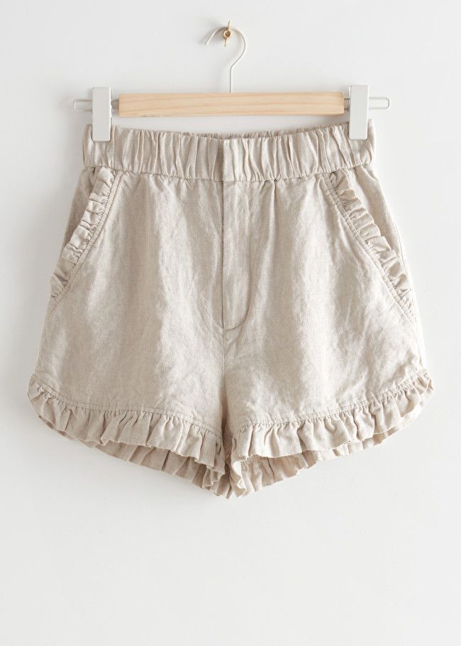 Frilled Linen Shorts | & Other Stories (EU + UK)