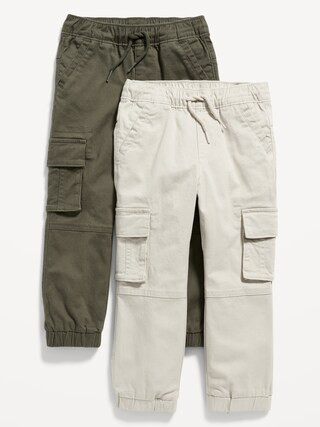 Functional-Drawstring Cargo Jogger Pants 2-Pack for Toddler Boys | Old Navy (CA)