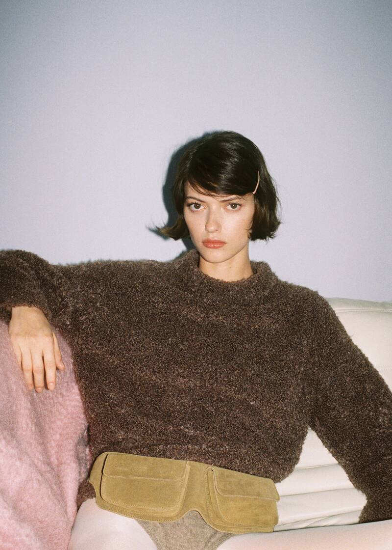 Bouclé sweater -  Women | Mango USA | MANGO (US)
