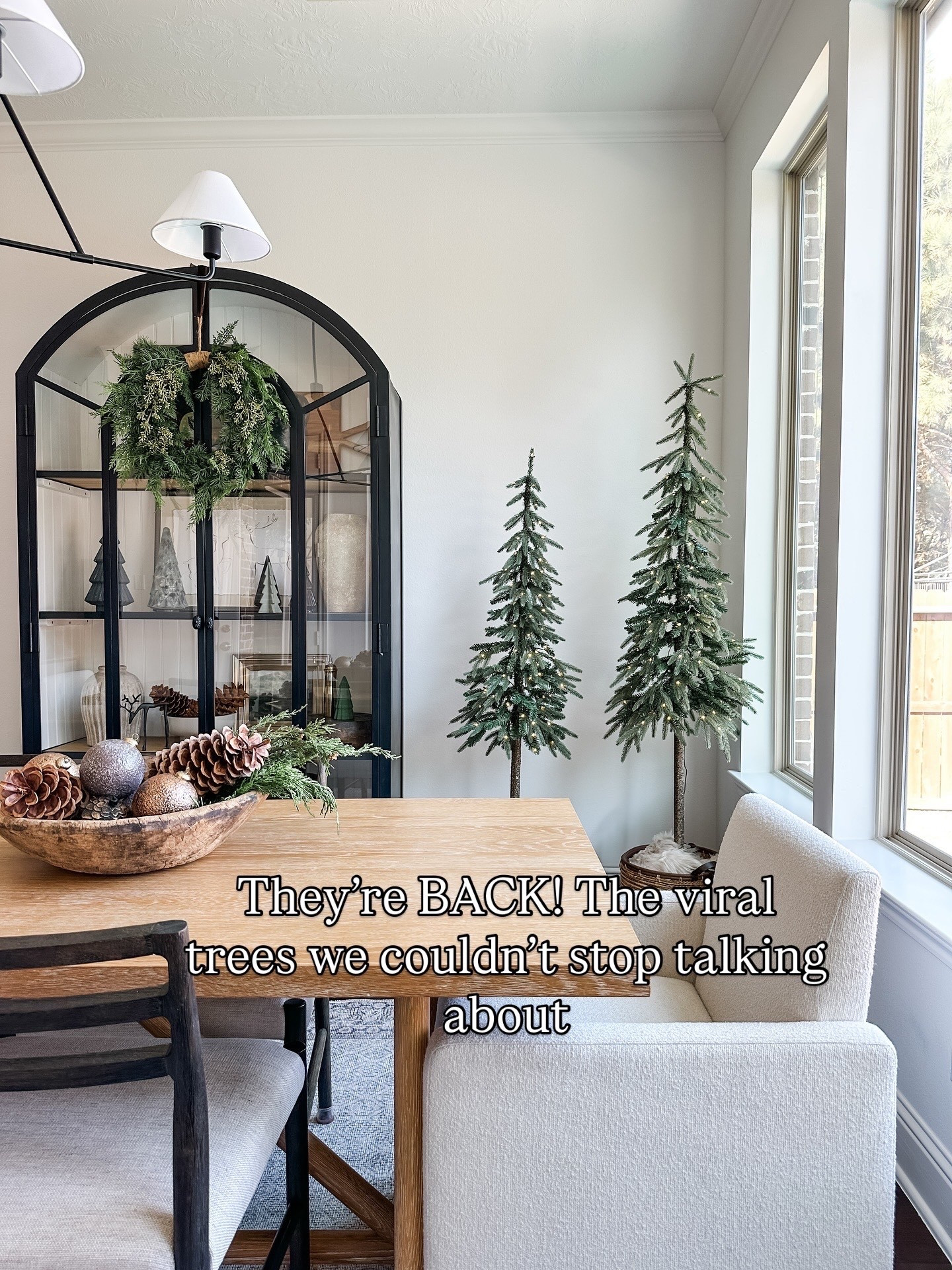 Sale Alert! They’re back and better than ever. My favorite down-swept Christmas trees that sold out so fast last year. Perfect for that soft, natural holiday look I love. I linked this year’s version plus some from Wayfair that look very similar (just in case these sell out too).  (I have the 6- and 5-foot) 

My arched cabinet is discontinued so I’ve linked an alternative. 


#LTKHome #LTKFindsUnder100 #LTKSaleAlert