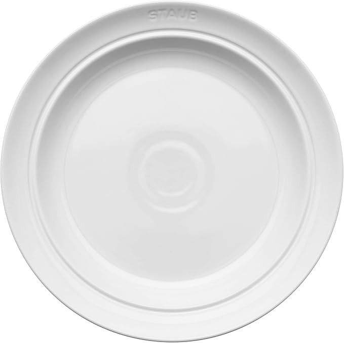 STAUB Ceramic Dinnerware 4-pc 9.5-inch Soup/Pasta Bowl Set - White | Amazon (US)