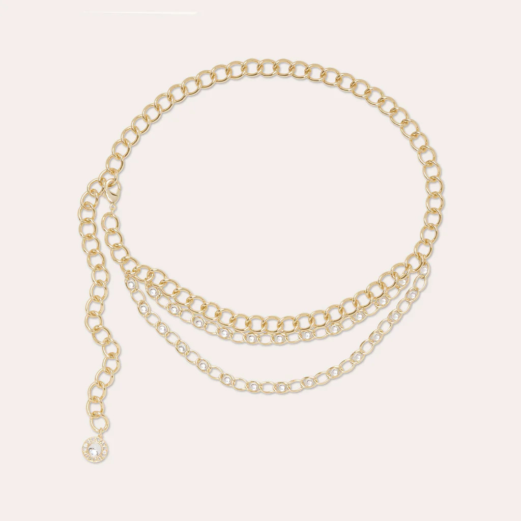 Dominika Glass Chain Belt | Ramy Brook