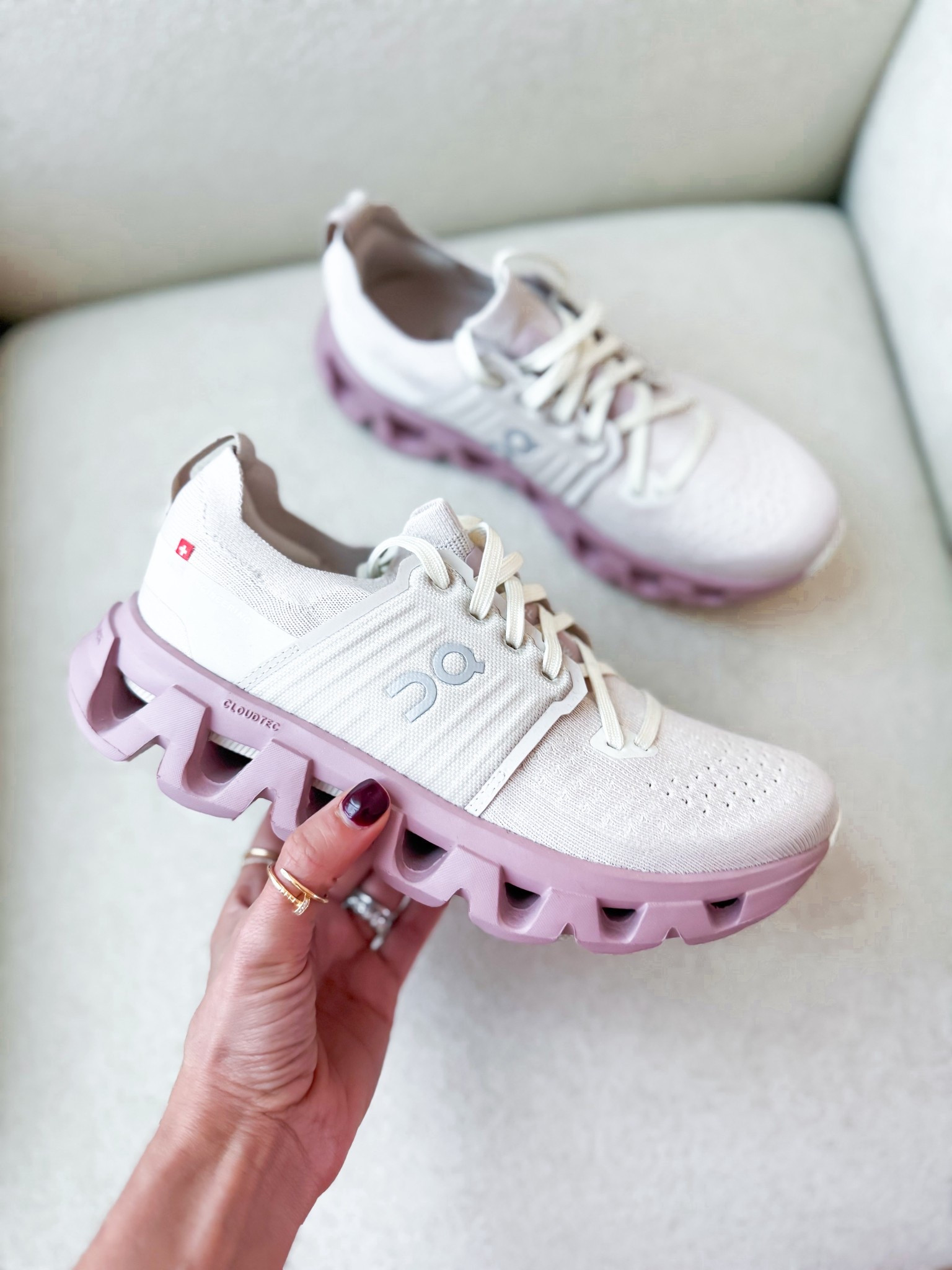Packing these sneakers for Disney! On Cloudswift 4 running shoe (great for walking + everyday, too). TTS for me. White sneakers. Travel shoes. Athletic shoes. Gym shoes. Gift for her. 

#LTKGiftGuide #LTKgrwm #LTKTravel