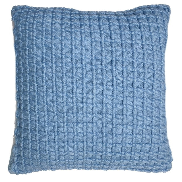 Better Homes & Gardens Blue Grid Pillow | Walmart (US)