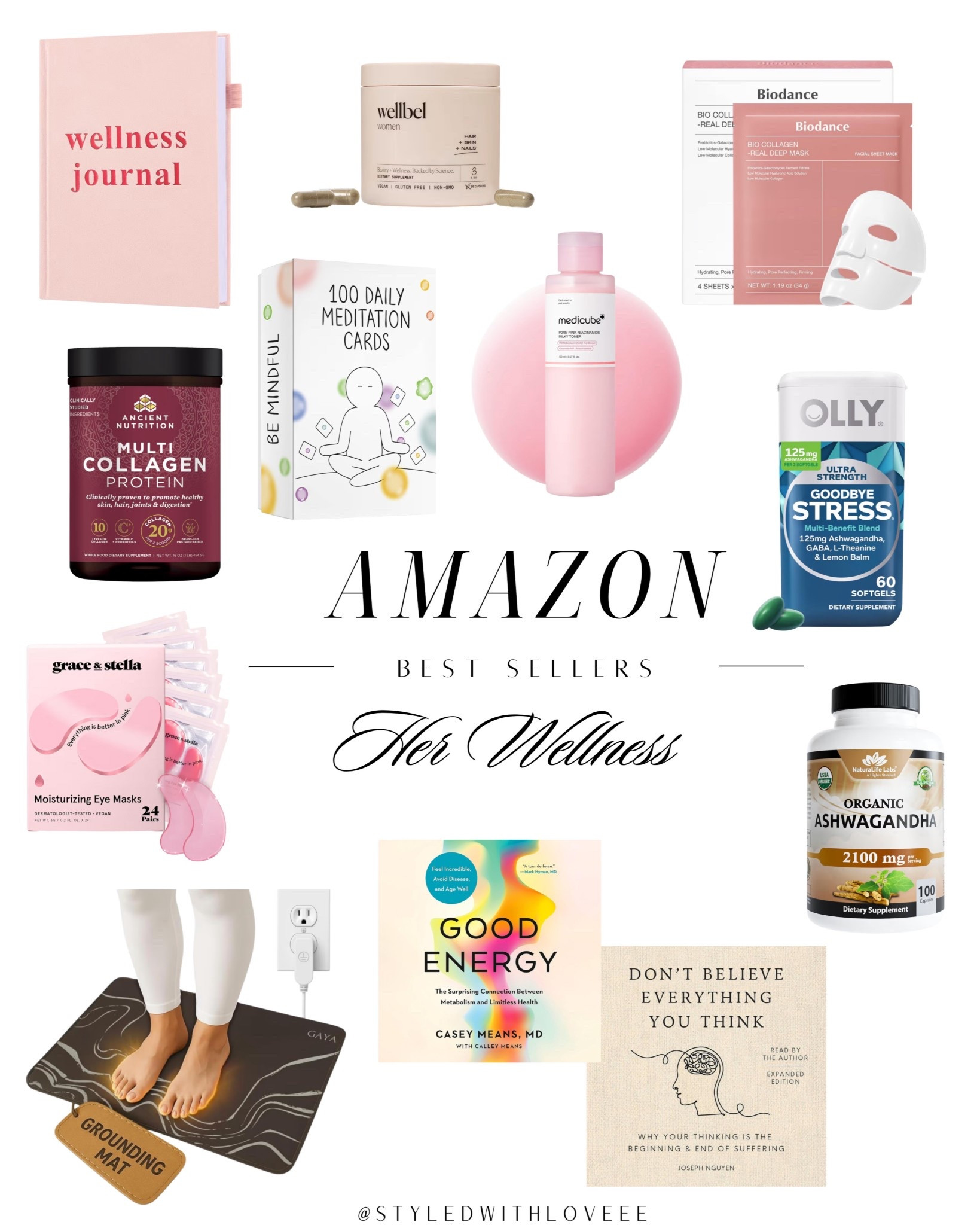 These Amazon wellness best sellers are my daily non-negotiables for better sleep, lower stress, glowing skin, and calm energy — from supplements & self-care to mindset resets.

If you’re entering your wellness era, this is your sign 🤍
Tap to shop my tried-and-true wellness favorites and start feeling your best from the inside out. 

 #LTKmorningroutine #LTKselfcare #LTKBeauty