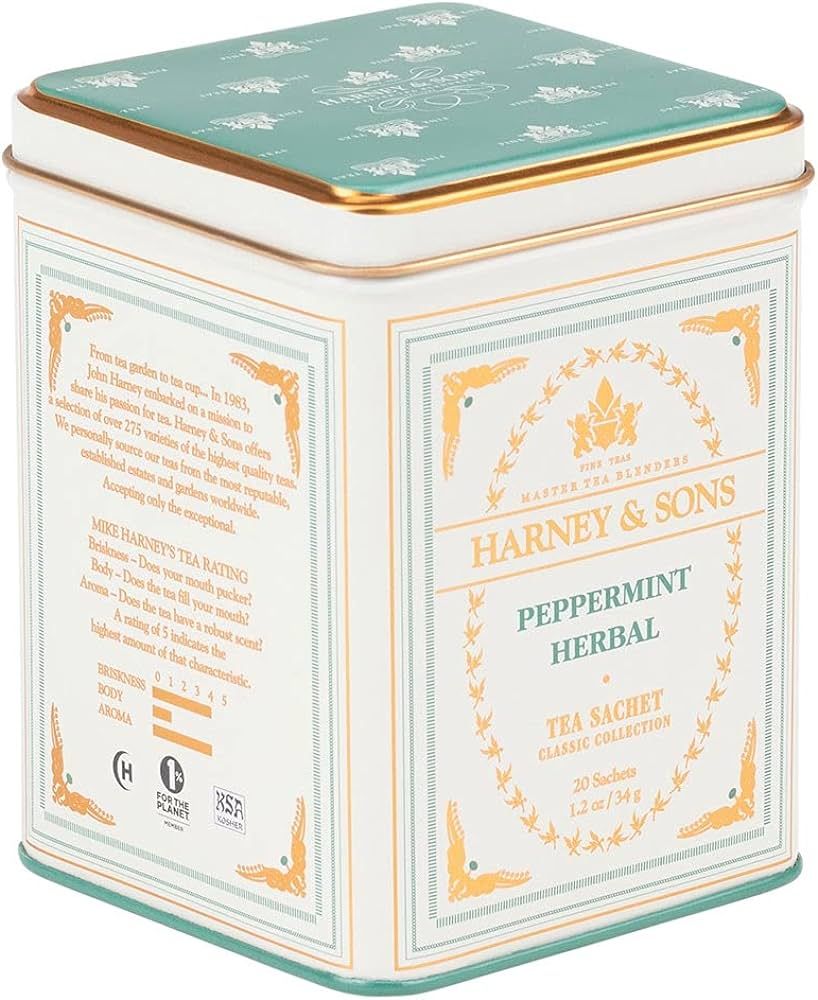 Harney and Sons Peppermint Tea, 20 Sachets 1.2 oz | Amazon (US)