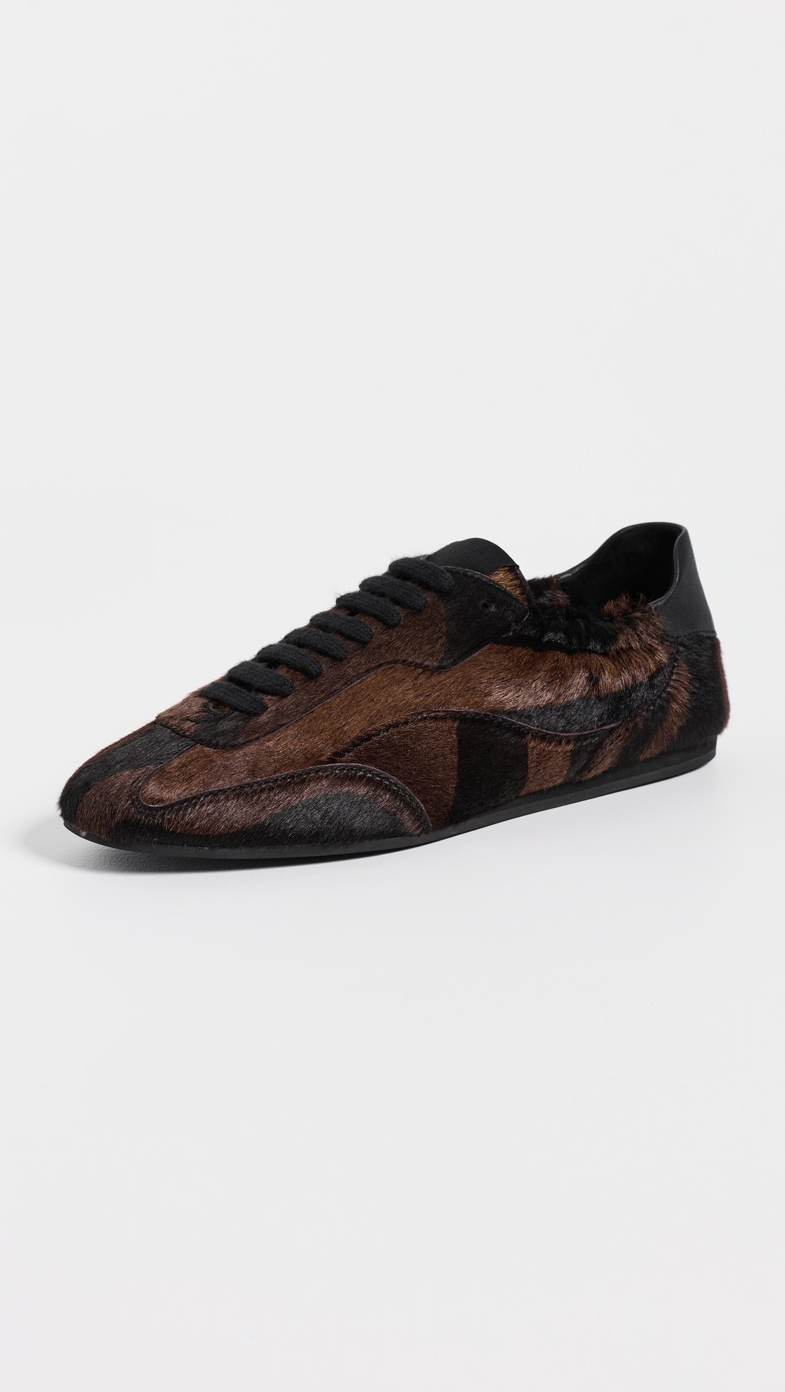 Georgie Elasticized Fur Sneakers | Shopbop