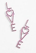Pink Love Drop Earrings | Maurices