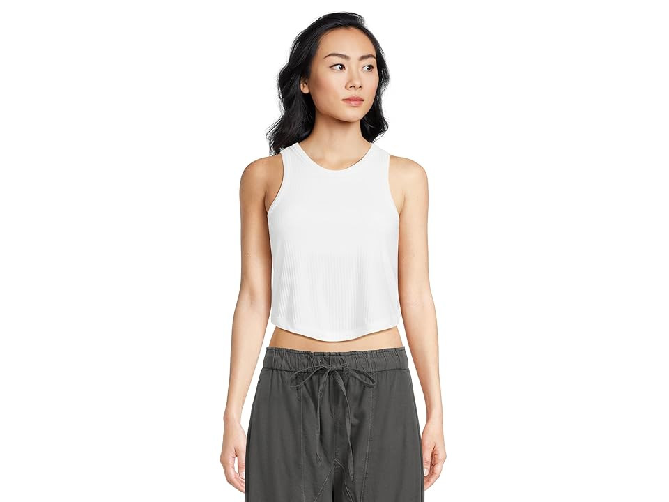 FP Movement Comeback Tank Top Women's Workout White : XL (Women's 14), Cotton/Elastane | Zappos