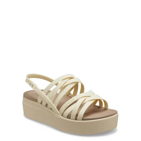 Crocs Women s Brooklyn Strappy Low Wedge Sandals | Walmart (US)