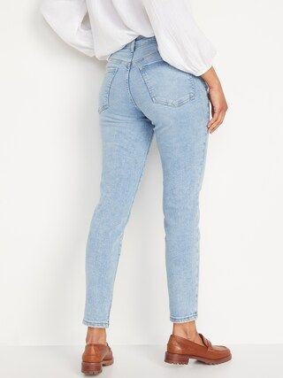 High-Waisted OG Straight Button-Fly Extra-Stretch Jeans for Women | Old Navy (US)
