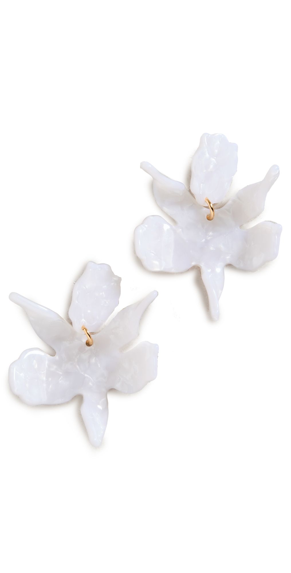 Lele Sadoughi Small Paper Lily Earrings | Shopbop