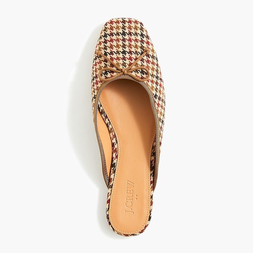 Plaid ballerina mules | J.Crew Factory