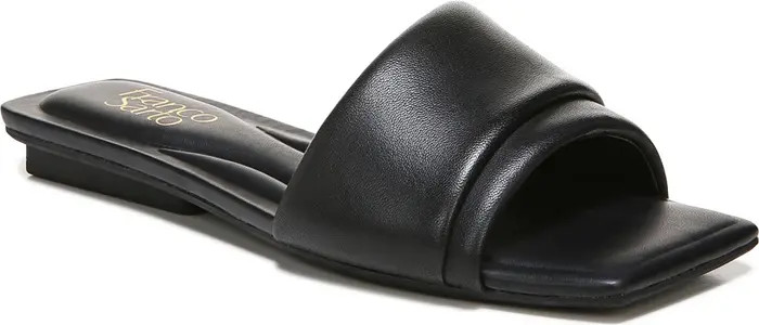 FRANCO SARTO Caris Leather Slide Sandal | Nordstromrack | Nordstrom Rack