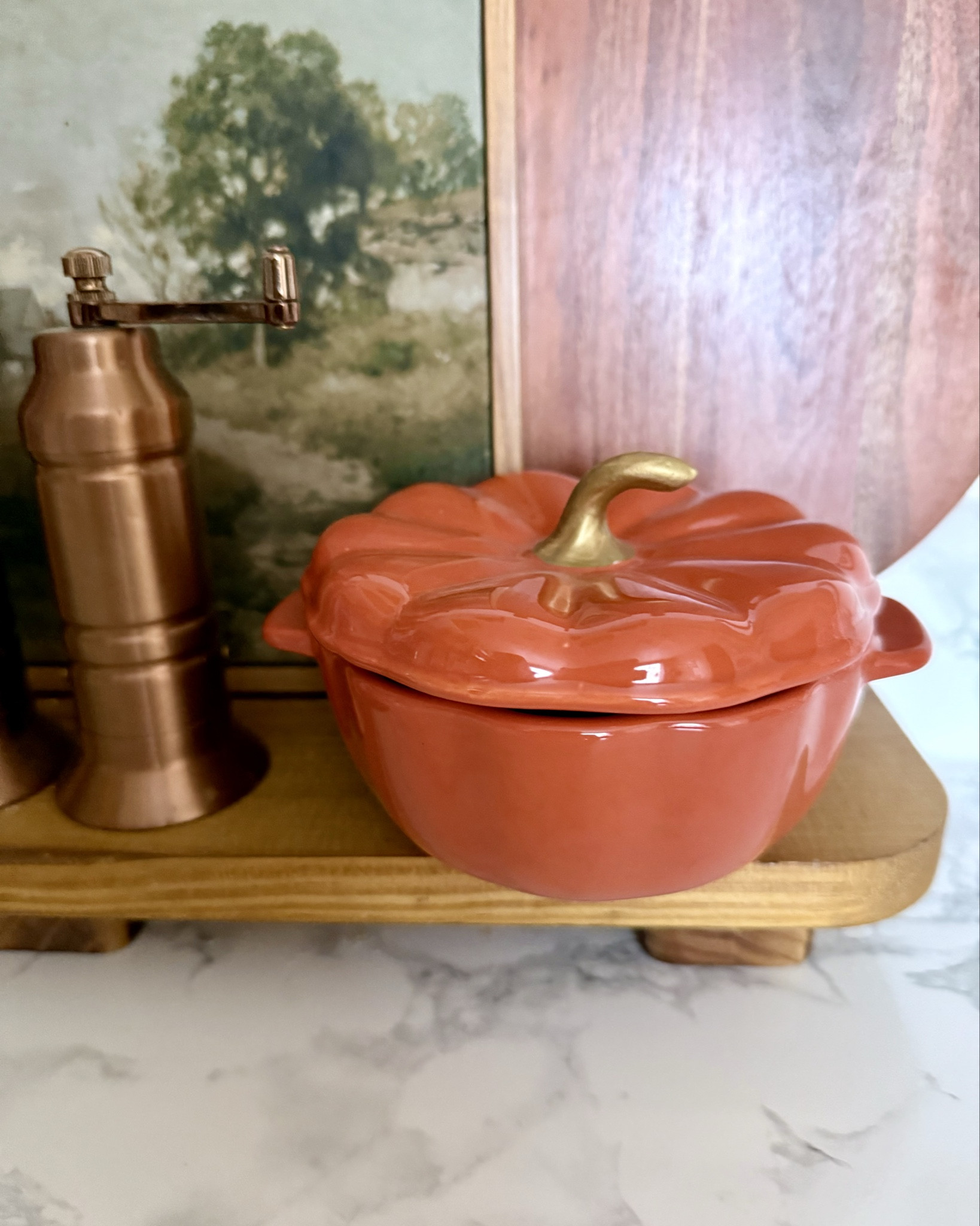 Kitchen fall decor. 
Mini pumpkin dish, single pumpkin dish, Walmart pumpkin dish 

#LTKHome #LTKStyleTip #LTKParties #LTKSeasonal #LTKFindsUnder50