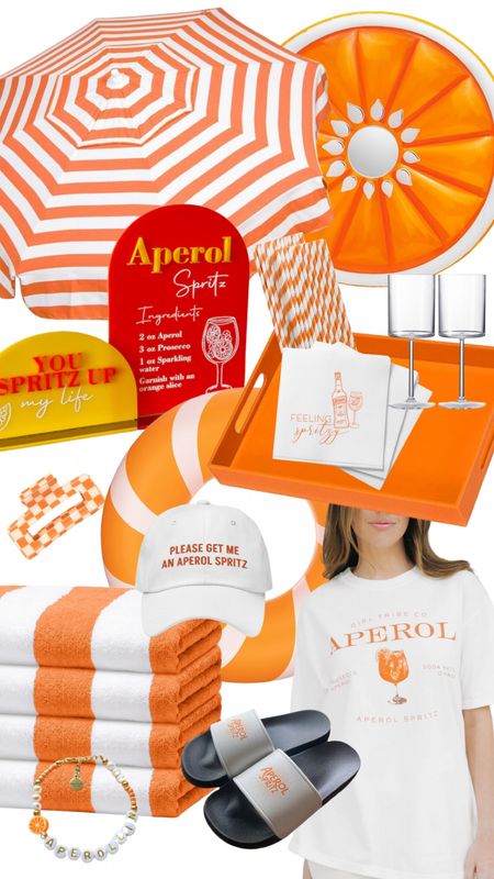 Aperol spritz summer pool party theme… perfect for a girls night or bachelorette party. 

Girls weekend, orange party, citrus party, adult pool party, theme pool party, summer party 

#LTKSeasonal #LTKwedding #LTKparties
