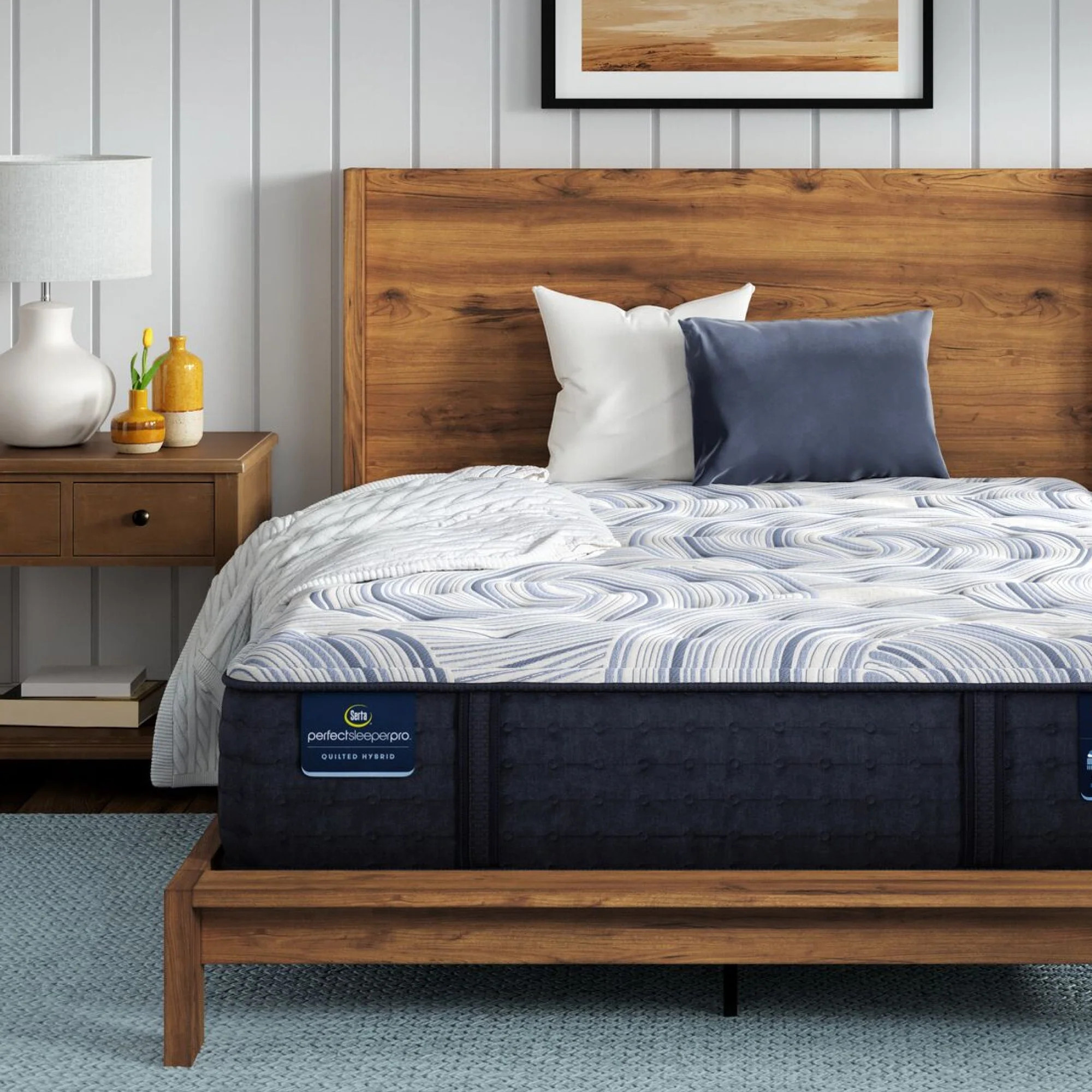 Serta Perfect Sleeper Pro Level One 13" Latex Hybrid Medium Mattress - Twin XL | Serta