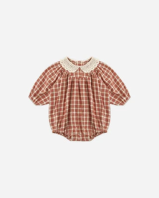 Heidi Romper Vintage Plaid | Rylee + Cru