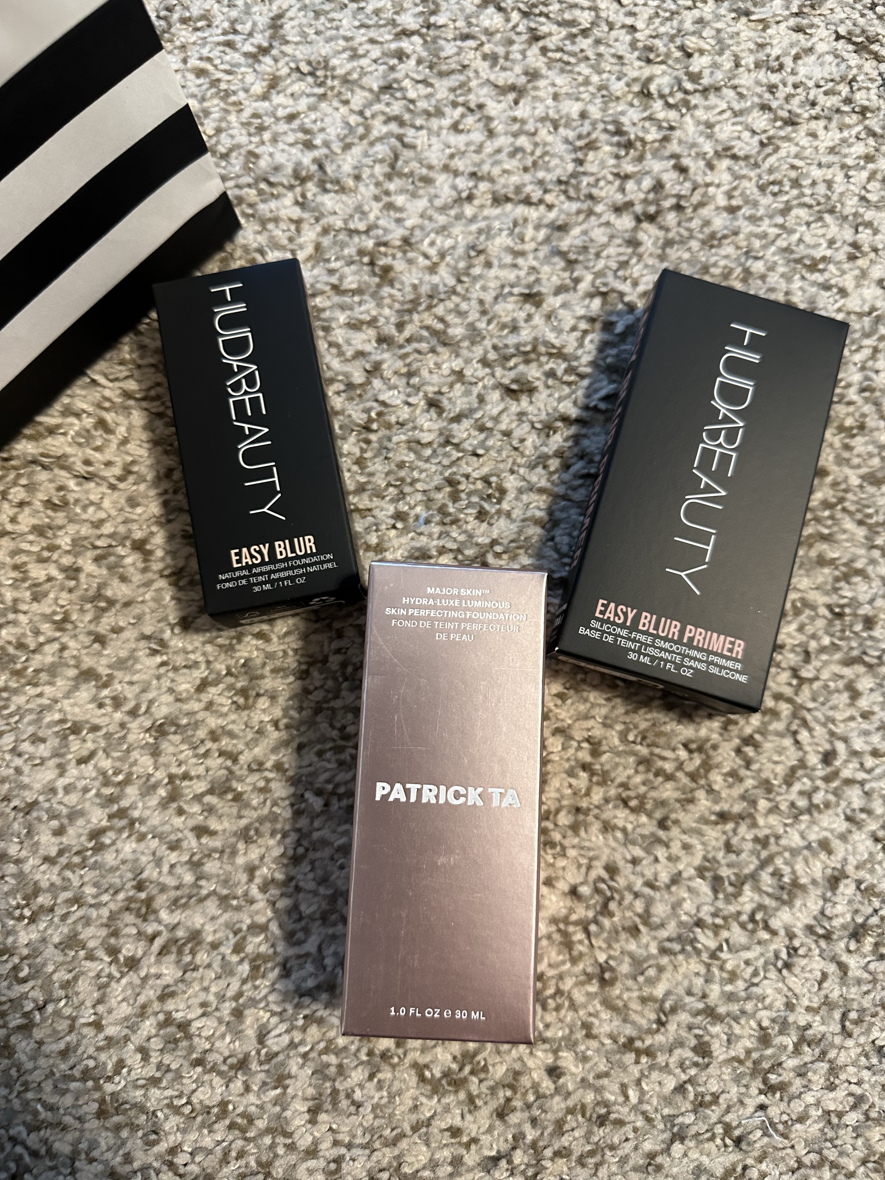 Recent Sephora pick ups 🖤 heard great things about both foundations so excited to try them both! 
Huda Beauty Easy Blur: 240 toasted coconut 
Patrick Ta Foundation: 9 Golden

#LTKSeasonal #LTKBeauty #LTKHoliday