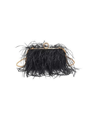 Moda Luxe Harlow Feather Evening Bag - Macy's | Macy's