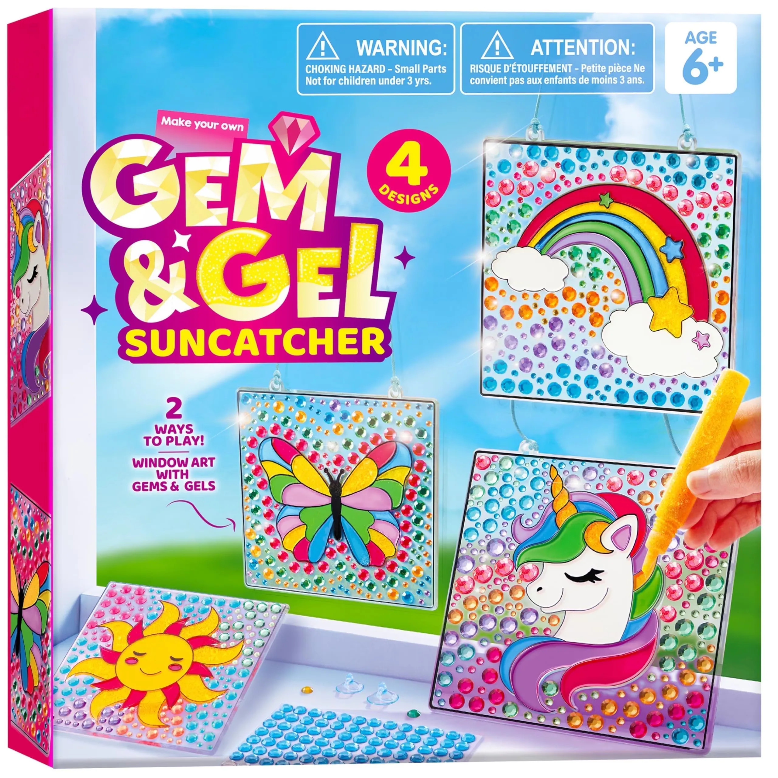 Joyfy 4-Piece Suncatcher Art Craft Kit Window Art Gem Painting for Kids 6-12 one_size | 60144PM | Lowe's