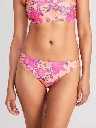 Matching Low-Rise Classic Bikini Swim Bottoms for Women | Old Navy (US)
