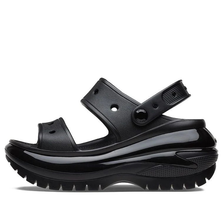 Crocs Mega Crush Sandal 'Black' | KICKS CREW