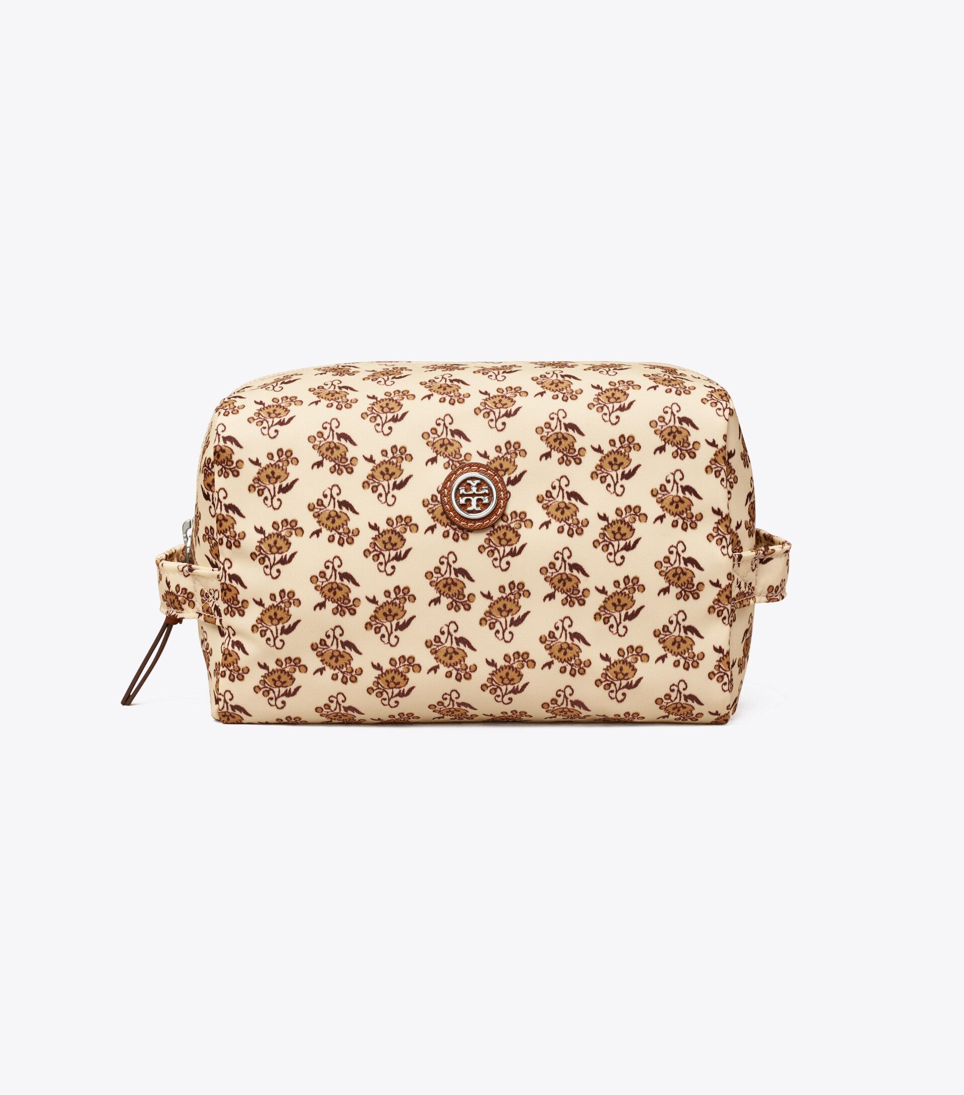 Nylon Printed Large Cosmetic Case | Tory Burch (US)
