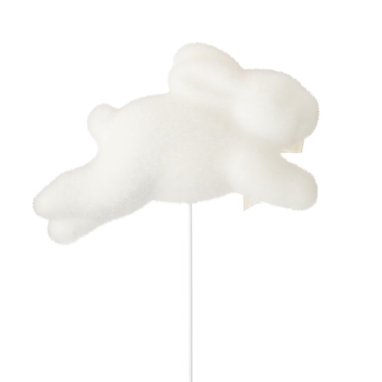 Easter White Bunny Decorative Pick, 10 in, by Way To Celebrate | Walmart (US)